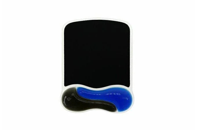 KENSINGTON Duo Gel Mouse Pad with Integrated Wrist Support - Blue|Smoke (62401)