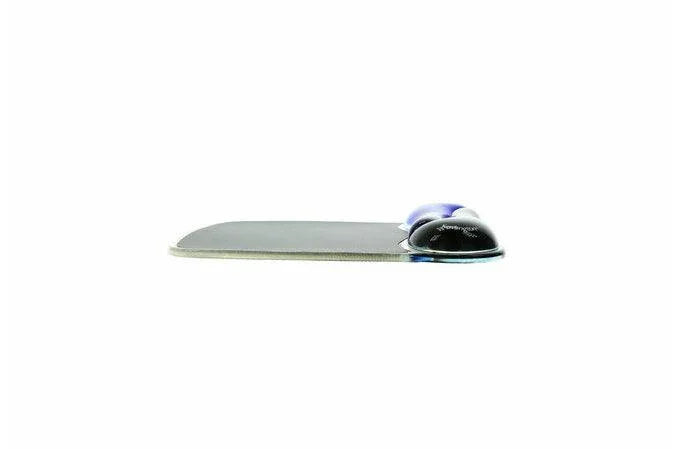 KENSINGTON Duo Gel Mouse Pad with Integrated Wrist Support - Blue|Smoke (62401)
