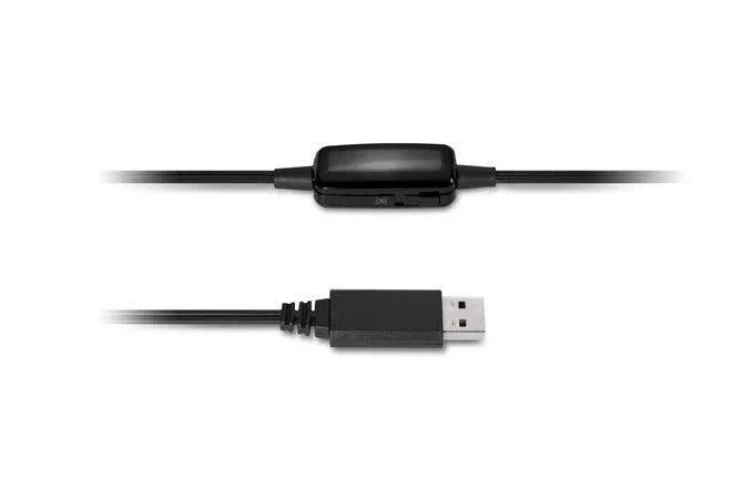 KENSINGTON HiFi USB Headphones with Mic and Volume Control Buttons (K33065WW)