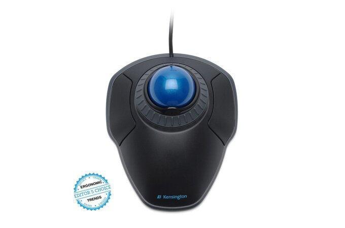 KENSINGTON Orbit Trackball – Wired USB / 1200 DPI / Ambidextrous – Office Trackball