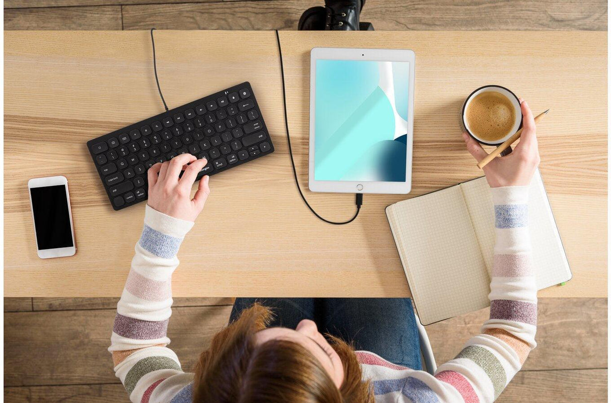 KENSINGTON Simple Solutions – Membrane / Wired Lightning / Compact – Office Keyboard
