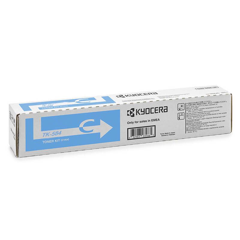 KYOCERA TK-584C Cyan Toner (1T02KTCAS0)