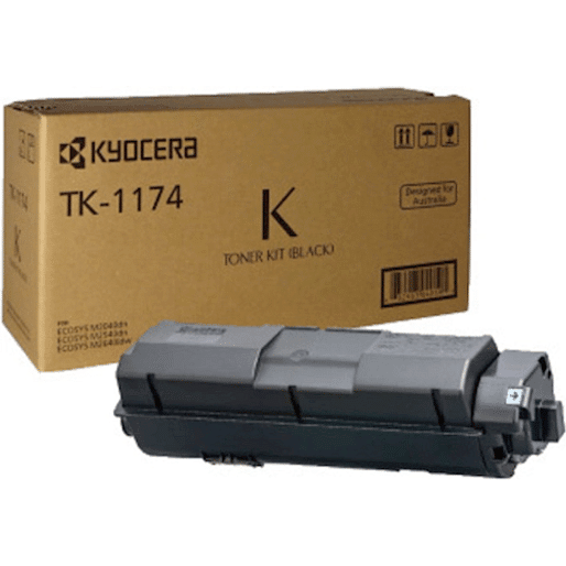 KYOCERA TONER KIT TK-1174 - BLACK FOR ECOSYS M2640IDW/M2540DN/M2040DN