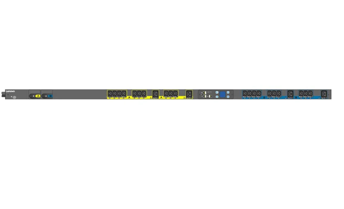 LENOVO 0U 20 C13|4 C19 Switched and Monitored 32A 1 Phase PDU (00YJ780)