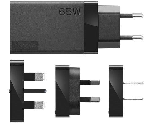 LENOVO 65W USB-C AC Travel Adapter | 1.8 m | Black (40AW0065WW)