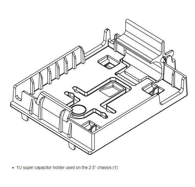 LENOVO LENOVO ThinkSystem SR645 Supercap Holder Kit on 2.5' Chassis