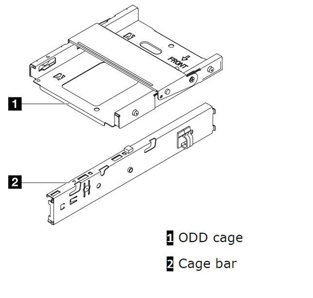 LENOVO LENOVOThinkSystem ST50 V2 Slim ODD Cage Kit