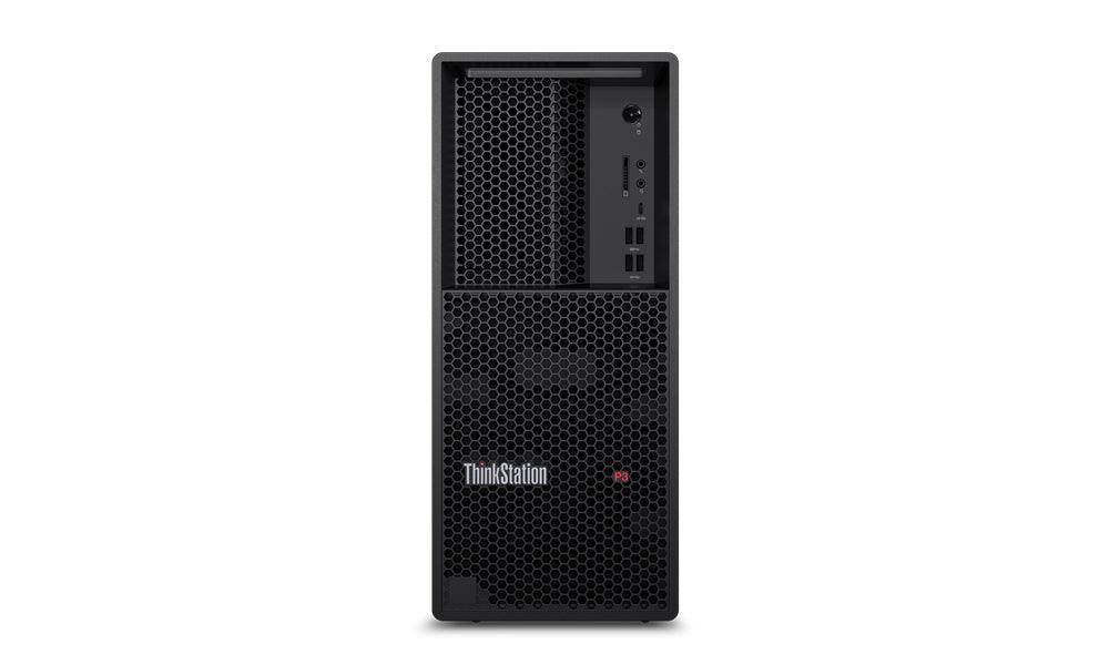 LENOVO ThinkStation P3 Intel i7 13700 16GB 1.51TB D+SSD T400 Tower PC Black