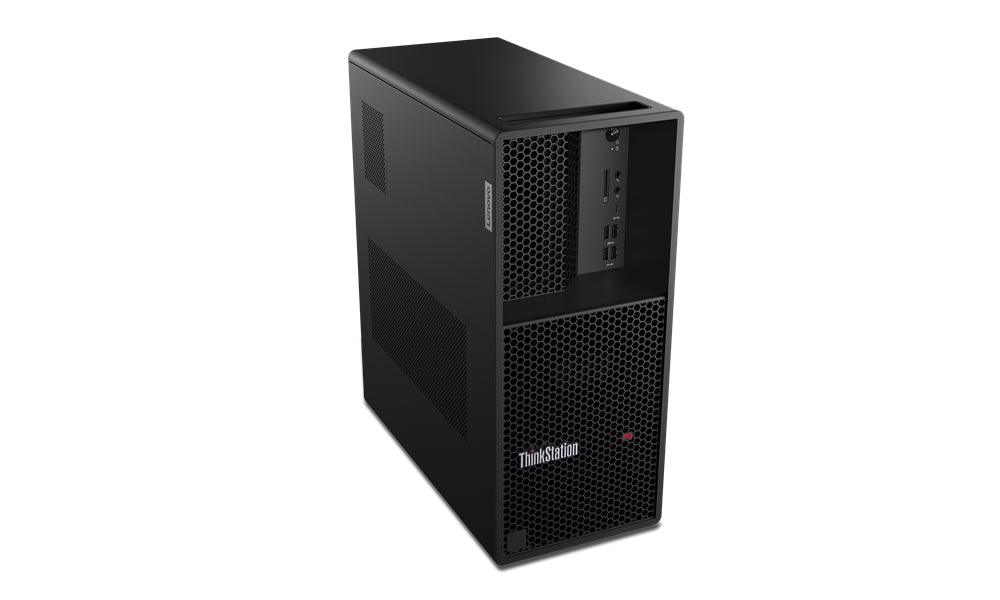 LENOVO ThinkStation P3 Intel i7 13700 16GB 1.51TB D+SSD T400 Tower PC Black