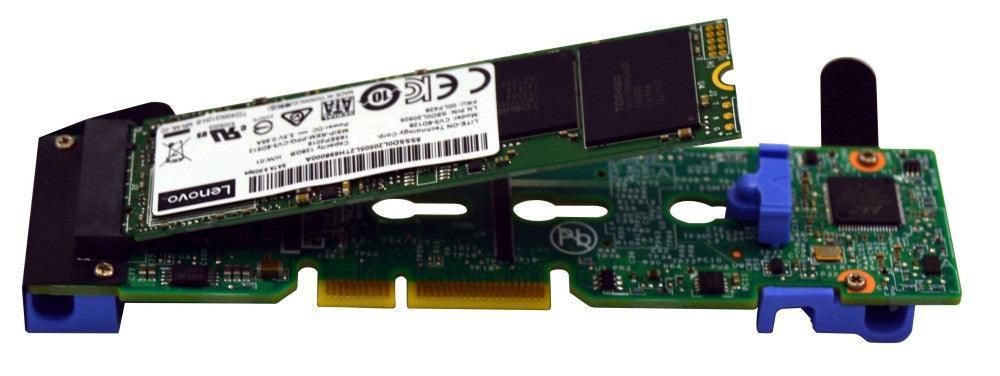 LENOVO ThinkSystem M.2 with Mirroring Enablement Kit (contains the Dual M.2 Adapter | supports 1 or 2 drives) (7Y37A01093)
