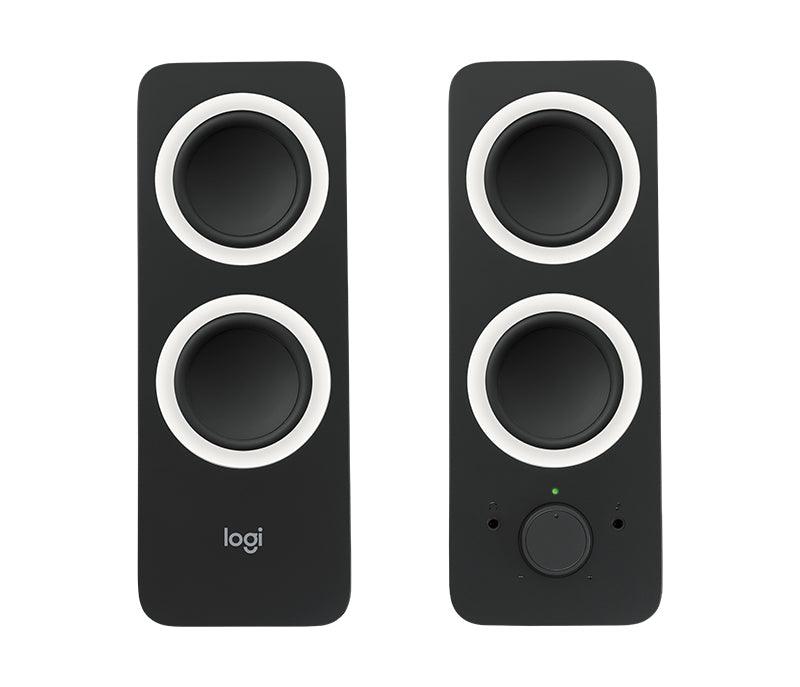 LOGITECH Z200 Stereo Speakers Rich Stereo Sound
