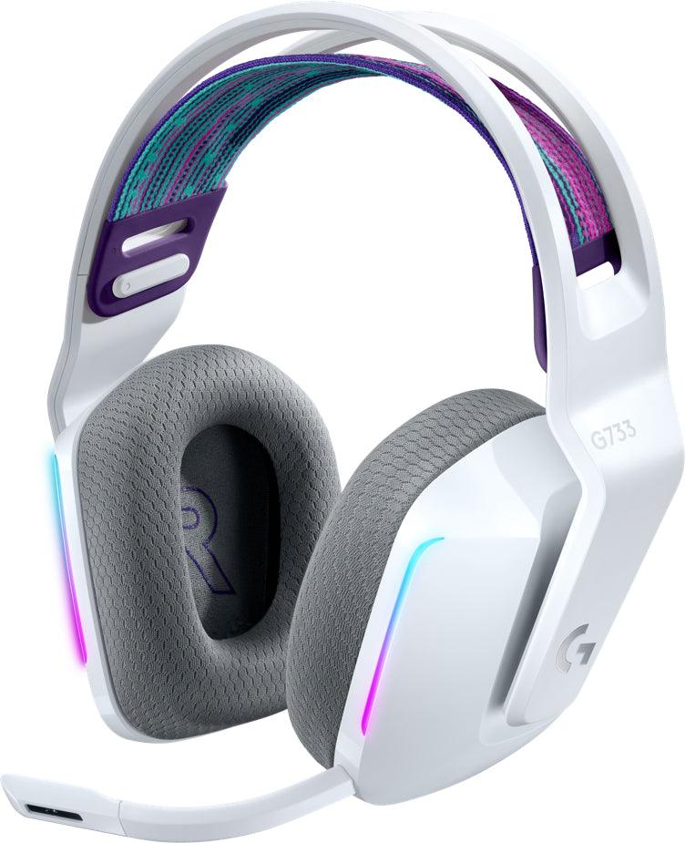 Logitech G733 Headset Wireless Head-band Gaming White