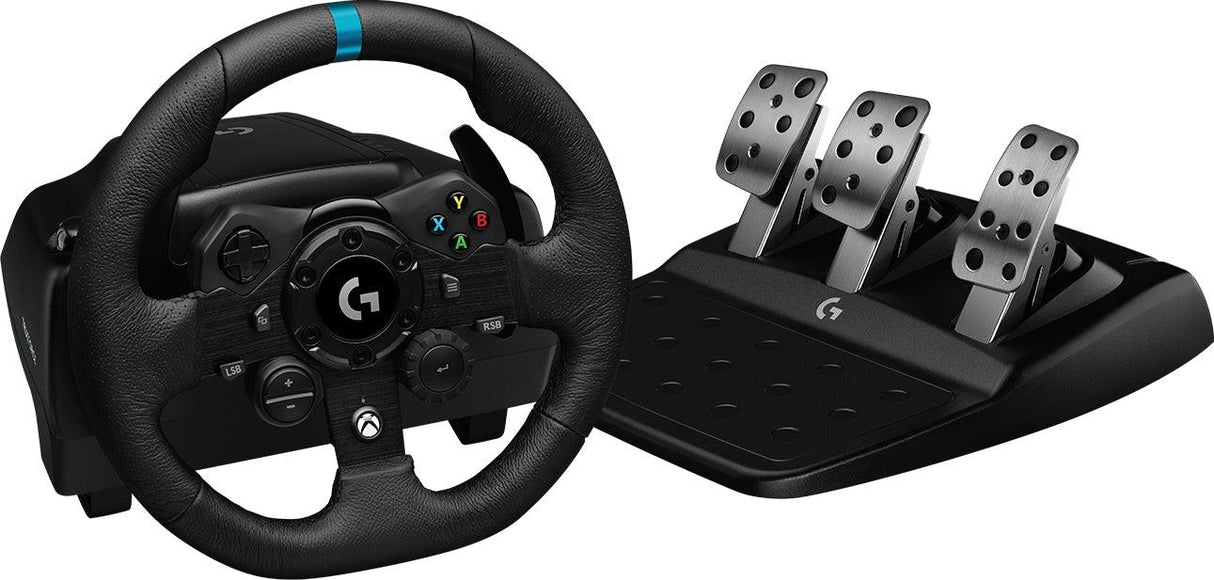 Logitech G923 Black USB Steering wheel + Pedals PC, Xbox