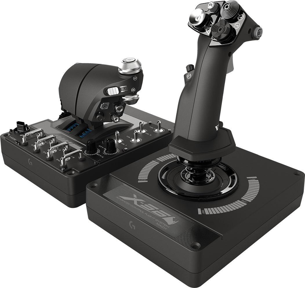 Logitech X56 HOTAS Black, Silver USB 2.0 Flight Sim Analogue PC