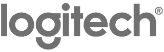 ICT asset recovery carbon reporting – Logitech partner logo in grey | TechForGood