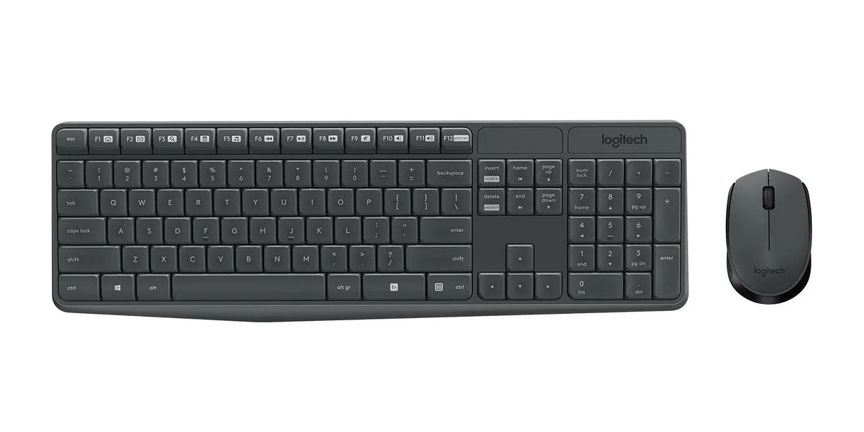 LOGITECH MK235 – Membrane / Wireless 2.4GHz / Full-size – Office Keyboard