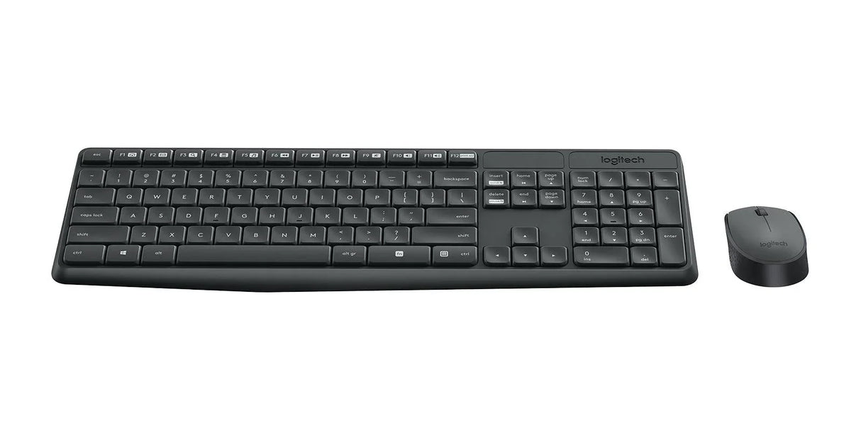LOGITECH MK235 – Membrane / Wireless 2.4GHz / Full-size – Office Keyboard