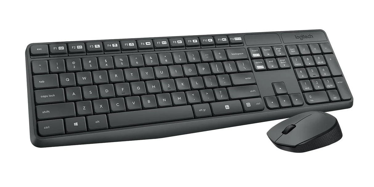 LOGITECH MK235 – Membrane / Wireless 2.4GHz / Full-size – Office Keyboard