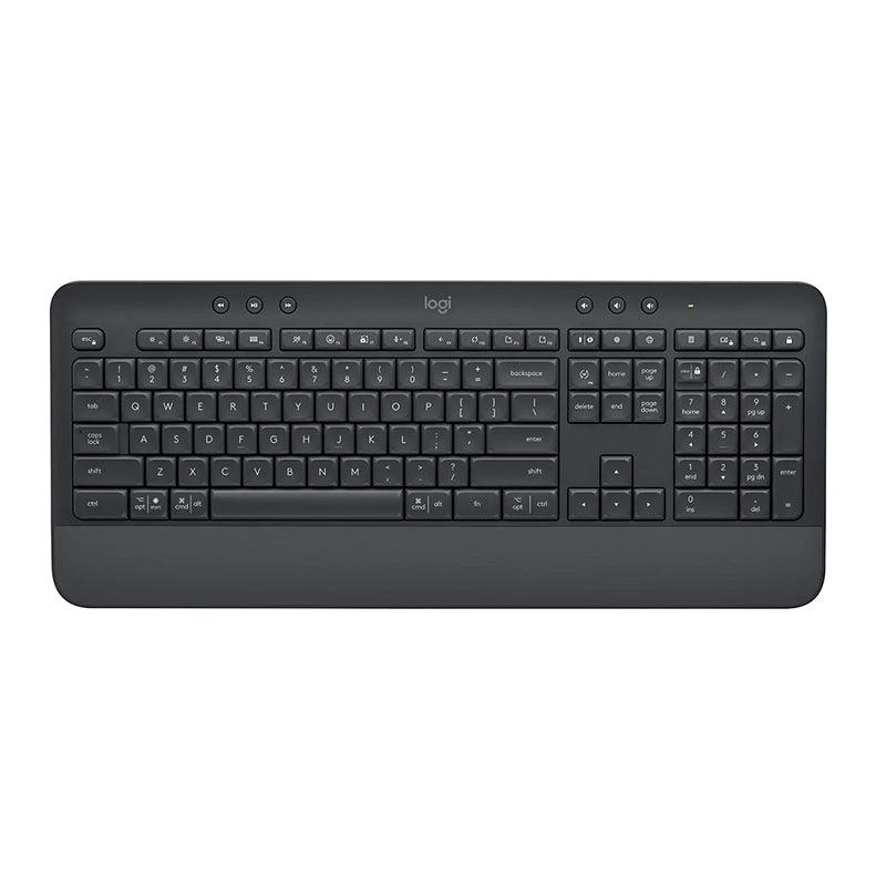 LOGITECH Signature K650 Comfort Full-Size Wireless Keyboard with Wrist Rest Graphite