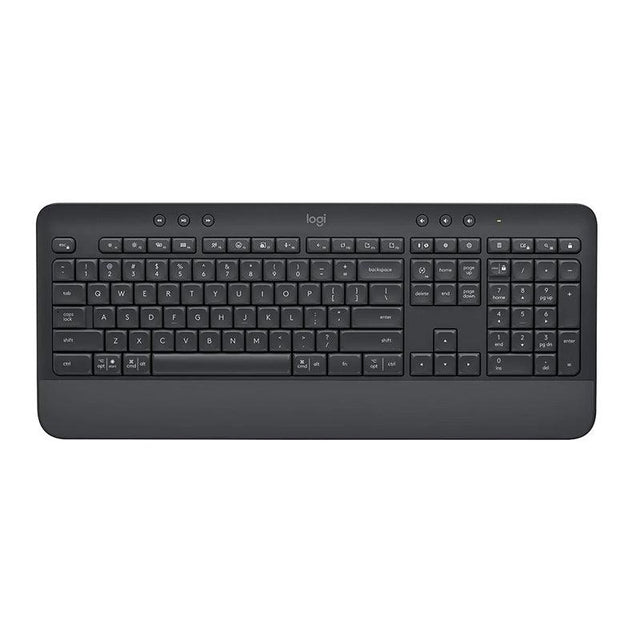 LOGITECH Signature K650 Comfort Full-Size Wireless Keyboard with Wrist Rest Graphite