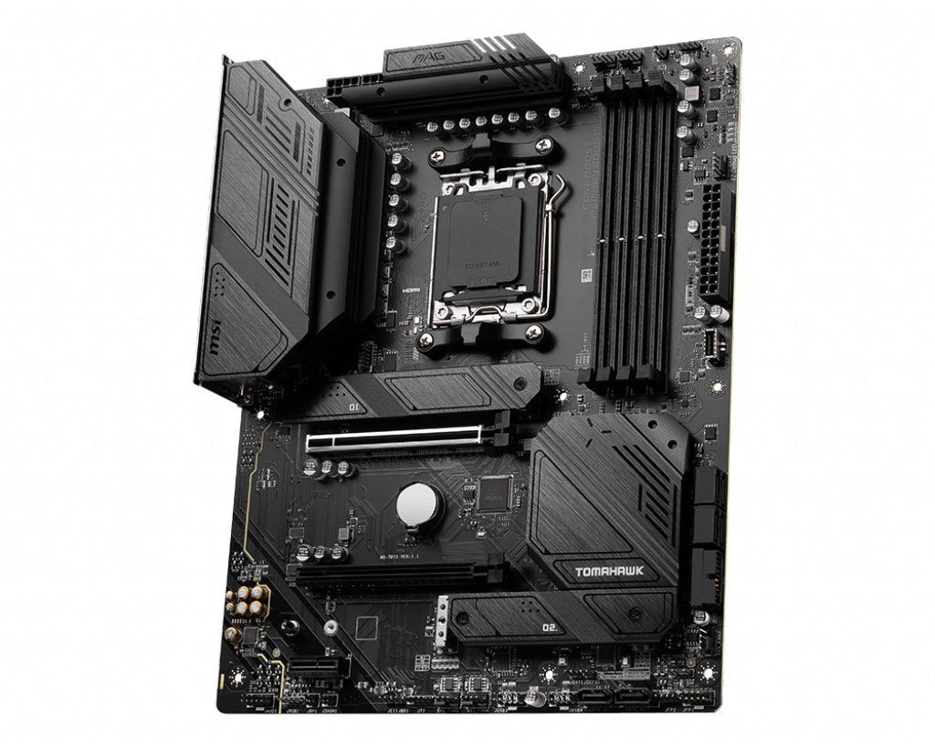 MSI ATX | AMD B650 chipset | Socket AM5 | 4xDDR5 | 7.1ch audio | 2.5-Gigabit LAN | Wi-Fi | Bluetooth 5.2 (MAG B650 TOMAHAWK WIFI)