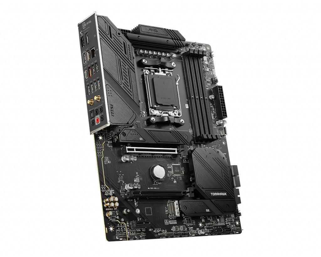 MSI ATX | AMD B650 chipset | Socket AM5 | 4xDDR5 | 7.1ch audio | 2.5-Gigabit LAN | Wi-Fi | Bluetooth 5.2 (MAG B650 TOMAHAWK WIFI)