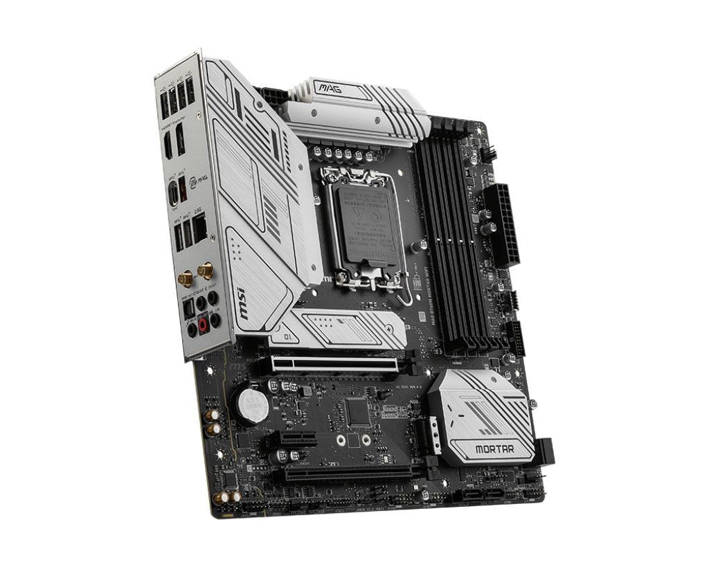 MSI LGA 1700 | Intel B760 | 4x DDR5 | 1x HDMI | 1x DisplayPort | 4x SATA | Wi-Fi | mATX (MAG B760M MORTAR WIFI)