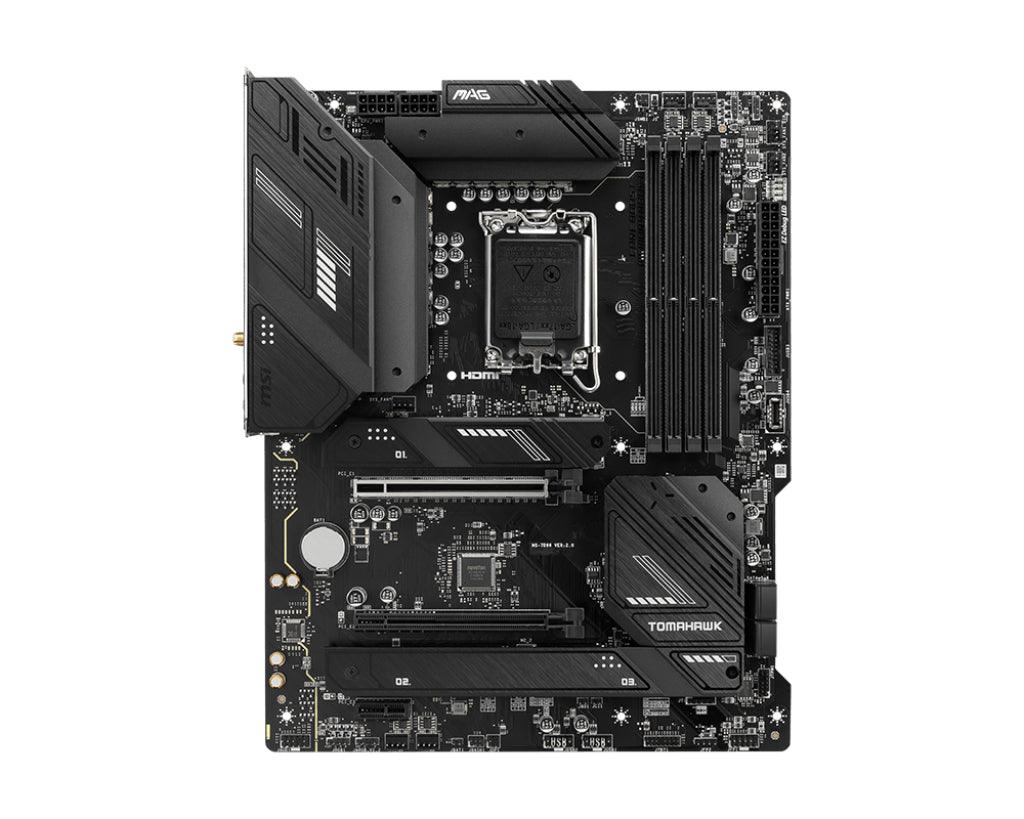 MSI LGA 1700 | Intel B760 | 4x DDR5 | 7000 MHz | 1x HDMI | 1x DisplayPort | 4x SATA 6G | ATX (MAG B760 TOMAHAWK WIFI)