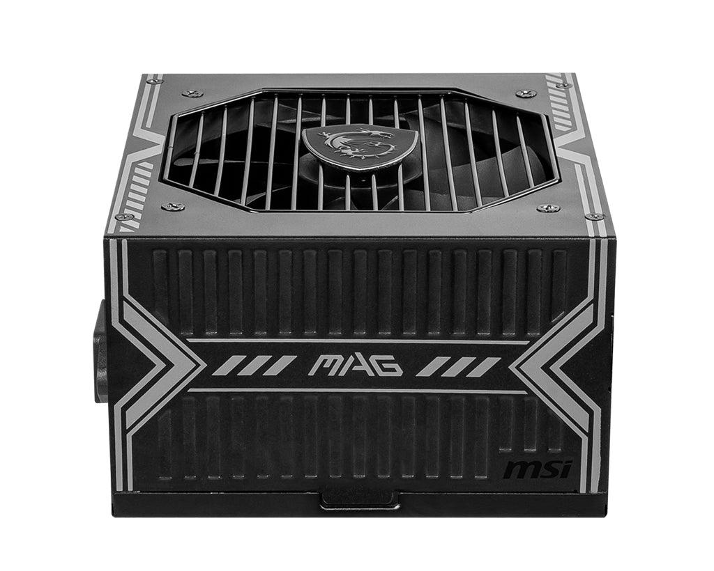 MSI MSI MAG A650BN UK PSU '650W | 80 Plus Bronze certified | 12V Single-Rail | DC-to-DC Circuit | 120mm Fan | Non-Modular | Sleeved Cables | ATX Power Supply Unit | UK Powercord | Black' (MAG A650BN)