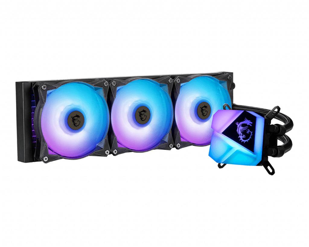 MSI MSI MAG CORELIQUID C360 Liquid CPU Cooler '360mm Radiator | 3x 120mm ARGB PWM Fan | ARGB lighting | MSI Center Supported | Compatible with Intel and AMD Platforms | Latest LGA 1700 ready' (MAG CORELIQUID C360)