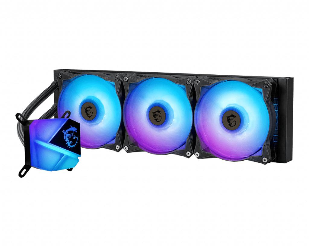 MSI MSI MAG CORELIQUID C360 Liquid CPU Cooler '360mm Radiator | 3x 120mm ARGB PWM Fan | ARGB lighting | MSI Center Supported | Compatible with Intel and AMD Platforms | Latest LGA 1700 ready' (MAG CORELIQUID C360)