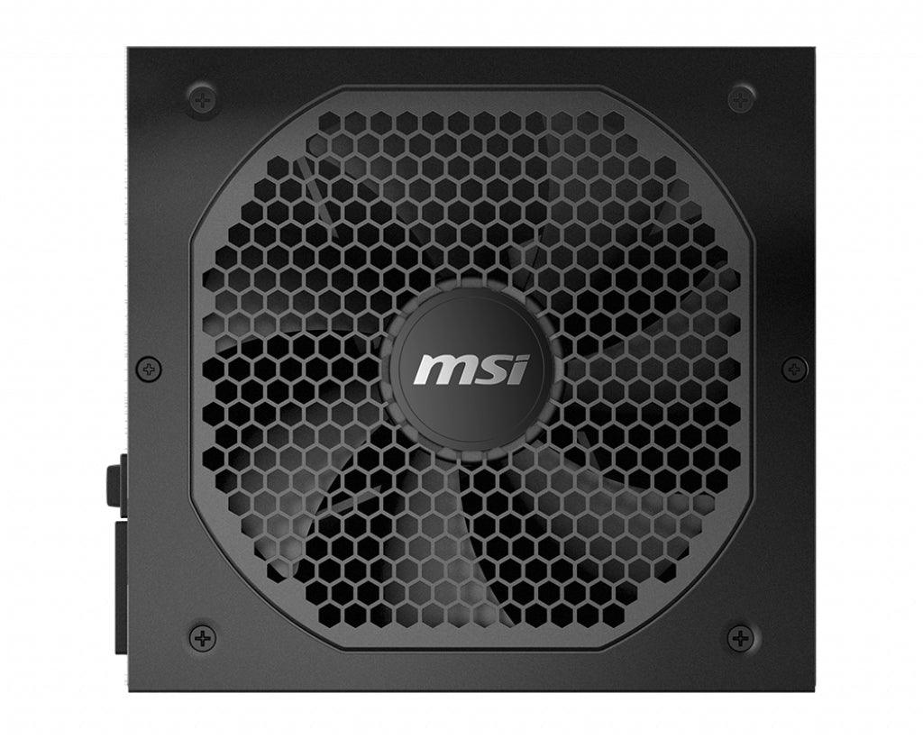 MSI MSI MPG A650GF UK PSU '650W | 80 Plus Gold certified | Fully Modular | 100% Japanese Capacitor | Flat Cables | ATX Power Supply Unit | UK Powercord | Black | Support Latest GPU' (MPG A650GF)