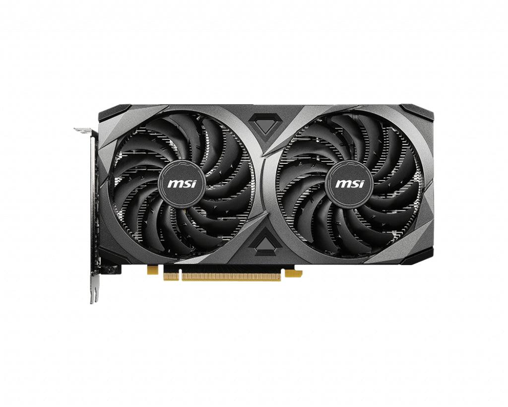 MSI NVIDIA GeForce RTX 3050 | 1807MHz | 8GB GDDR6 | 14 Gbps | 128-bit | 130W (GEFORCE RTX 3050 VENTUS 2X 8G OC)