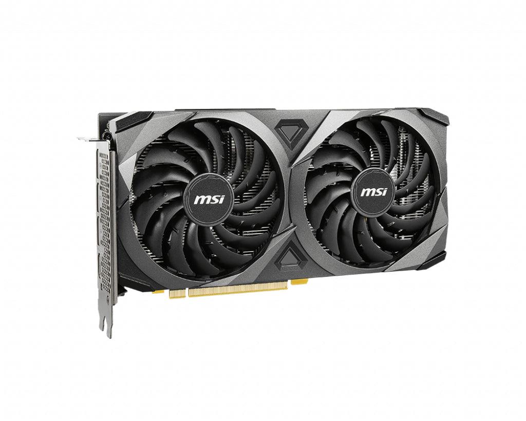 MSI NVIDIA GeForce RTX 3050 | 1807MHz | 8GB GDDR6 | 14 Gbps | 128-bit | 130W (GEFORCE RTX 3050 VENTUS 2X 8G OC)