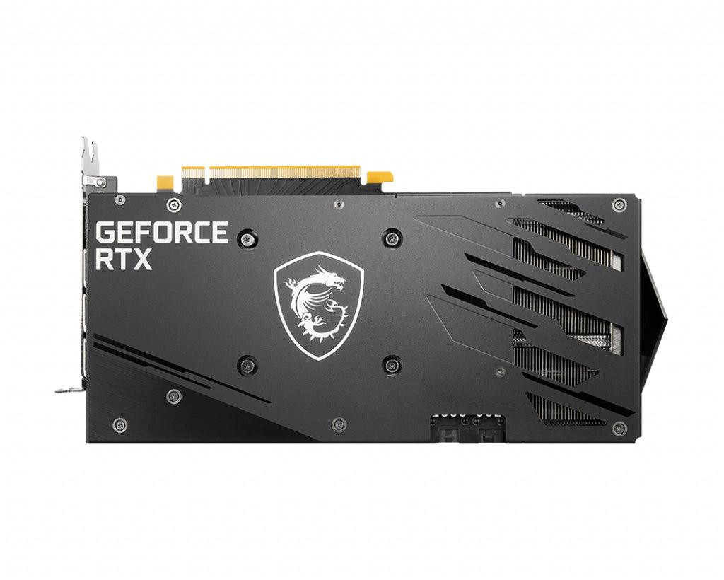 MSI NVIDIA GeForce RTX 3060 Ti | 8GB GDDR6 | 256 bit | PCI Express 4.0 | 1 x HDMI (2.1) | 3 x DP (1.4a) | CUDA | DirectX 12.0 | OpenGL 4.6 | VR | 220W (RTX 3060 TI GAMING X 8G LHR)