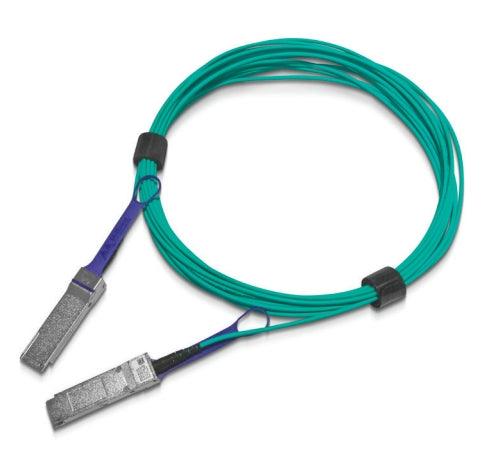 Nvidia MFA1A00-C005 fibre optic cable 5 m QSFP28 Turquoise