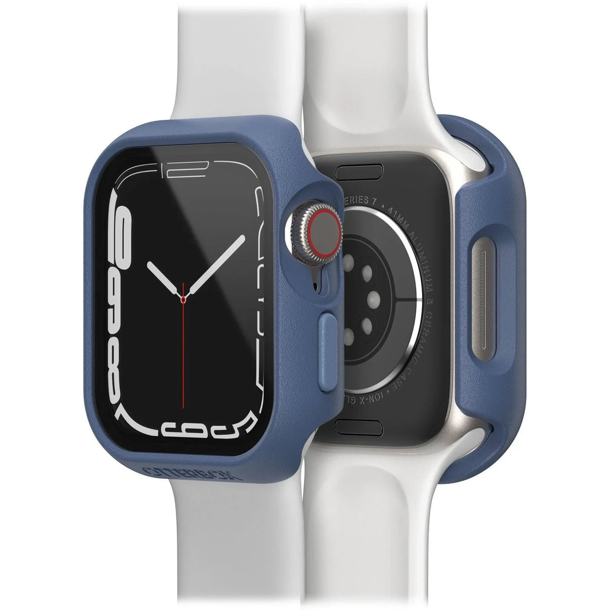 OtterBox Eclipse Watch Bumper With Screen Protection for Apple Watch Series 8/7 Case 41mm, Baby Blue Jeans