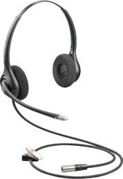 POLY HW261N-DC DUAL CHAN 30IN CBL TA6MLX CONN Headset Wired Head-band Office/Call center Black