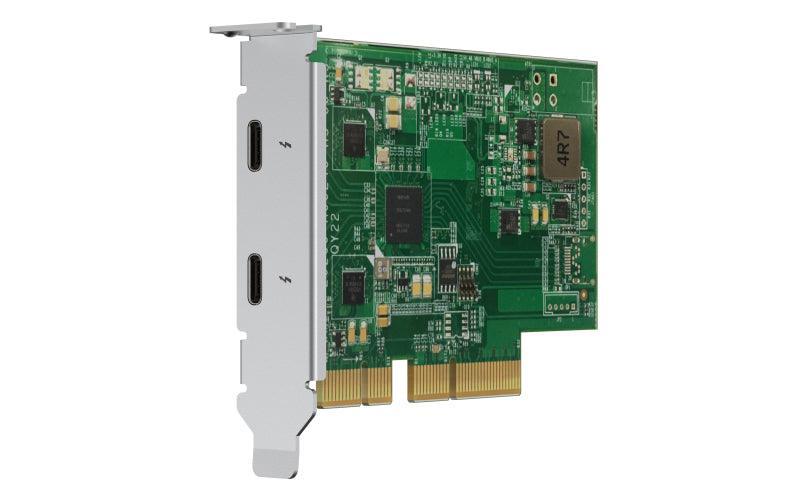 QNAP 2 x Thunderbolt 3 (USB Type-C) | PCIe Gen3 x 4 | Low-Profile|Full Height Pre-Installed (QXP-T32P)