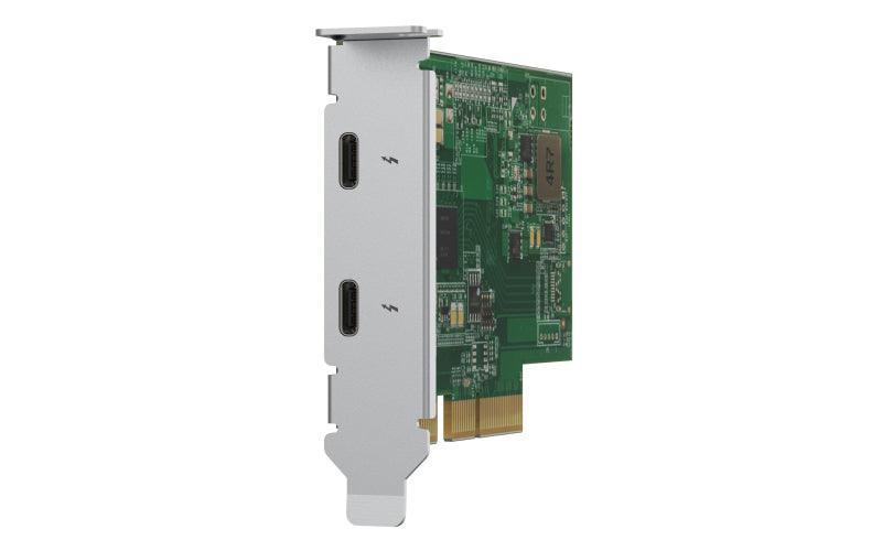 QNAP 2 x Thunderbolt 3 (USB Type-C) | PCIe Gen3 x 4 | Low-Profile|Full Height Pre-Installed (QXP-T32P)