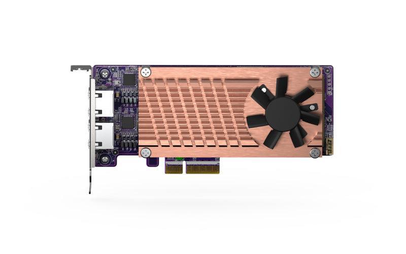 QNAP 2x 2.5GBASE-T | 2 x M.2 2280 | PCIe Gen3 x4 | 152.65x68.9x20.6 mm (QM2-2P2G2T)