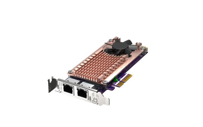 QNAP 2x 2.5GBASE-T | 2 x M.2 2280 | PCIe Gen3 x4 | 152.65x68.9x20.6 mm (QM2-2P2G2T)