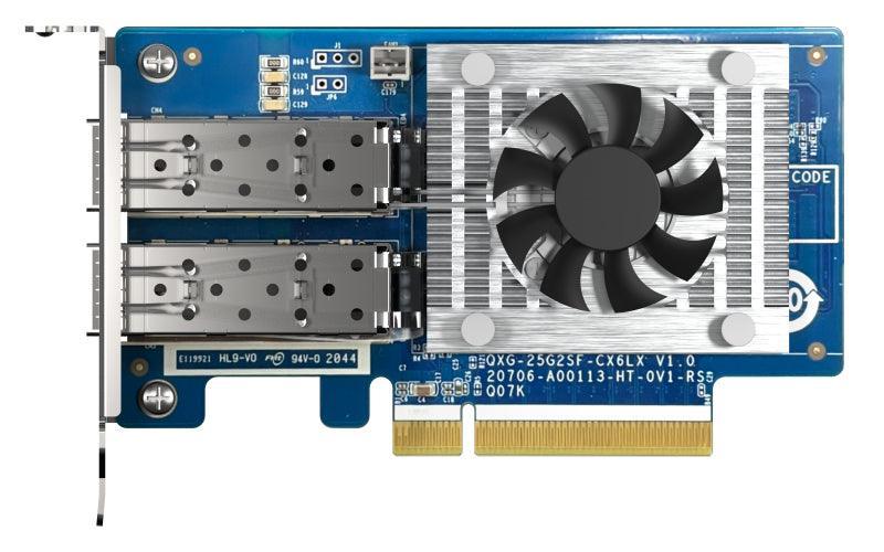 QNAP 2x 25G | SFP28 | PCIe Gen4 x8 (QXG-25G2SF-CX6)