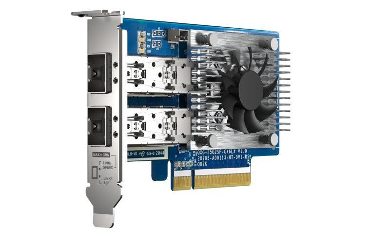 QNAP 2x 25G | SFP28 | PCIe Gen4 x8 (QXG-25G2SF-CX6)