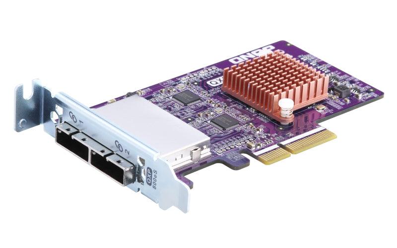 QNAP 2x SFF-8088 | Asmedia ASM1164 | 8x SATA | PCIe Gen3 x4 (QXP-800ES-A1164)