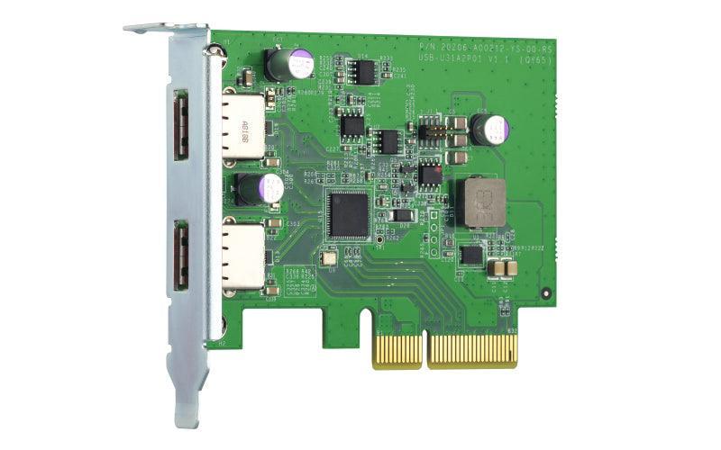 QNAP 2x USB 3.2 A | PCIe x2 2.0 | 89.65x68.9x14 mm (QXP-10G2U3A)