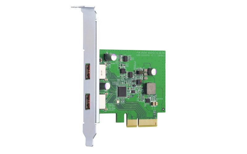QNAP 2x USB 3.2 A | PCIe x2 2.0 | 89.65x68.9x14 mm (QXP-10G2U3A)