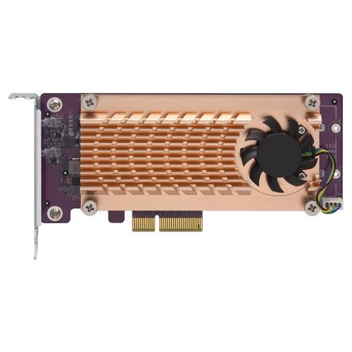 QNAP PCIe | 2 x M.2 | NVMe | PCIe Gen2 x4 (QM2-2P-244A)