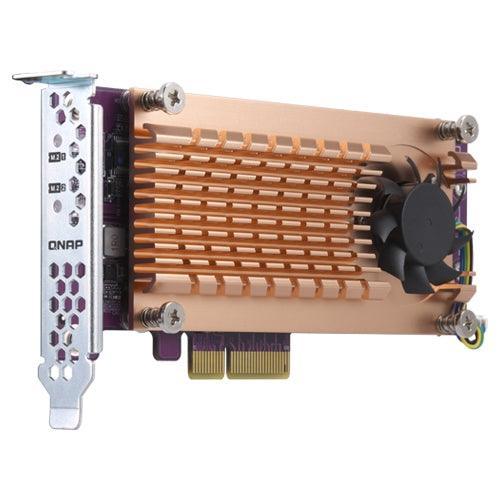 QNAP PCIe | 2 x M.2 | NVMe | PCIe Gen2 x4 (QM2-2P-244A)