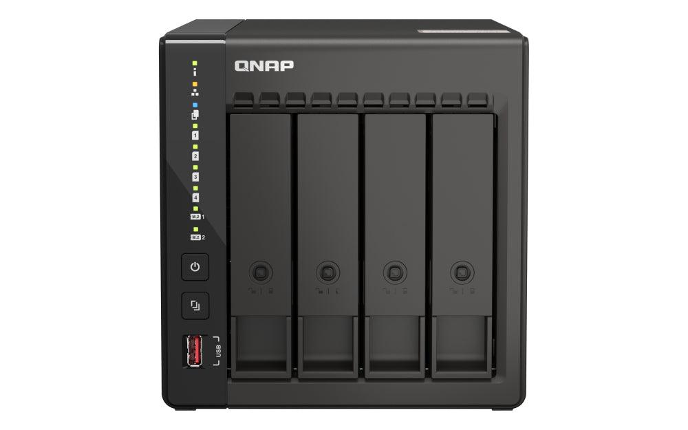 QNAP QVP-41C NAS|storage server Tower Ethernet LAN Black J6412 (QVP-41C)